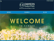 Tablet Screenshot of dawsonchurch.org